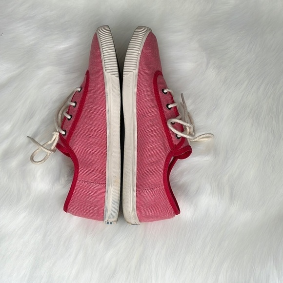 Toms Pink and Red Canvas Shoes with Laces Size 7 - Picture 5 of 11